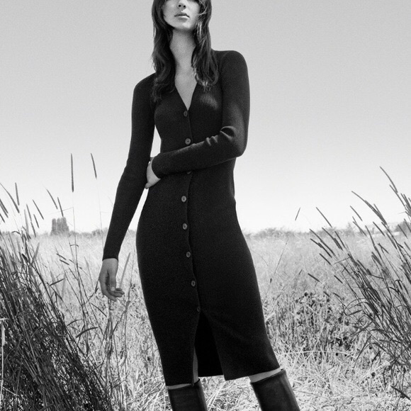 Aritzia Dark Gray Long Cardigan - Picture 6 of 14